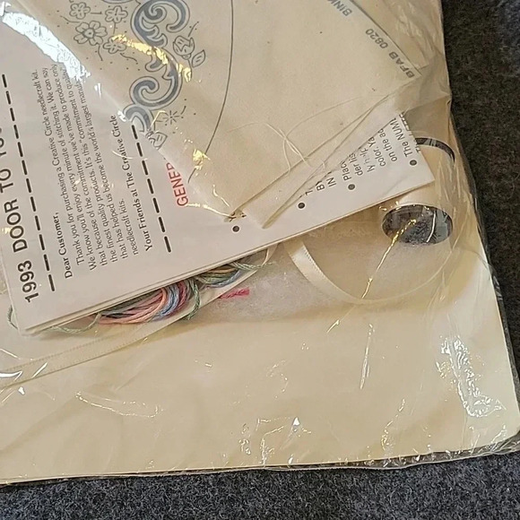 🌴3/$15🌴 The Creative Circle 1993 Door To Your Heart Needle Craft Kit - Picture 9 of 11